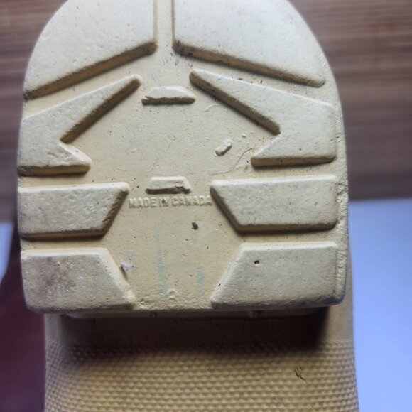 Vintage Miner Rubber Boots Hunting Boots Men's 8 Lace up Steel Arch - Picture 13 of 16